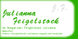 julianna feigelstock business card